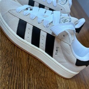 Adidas Campus 00S Shoes(Adult) - Black and Cream